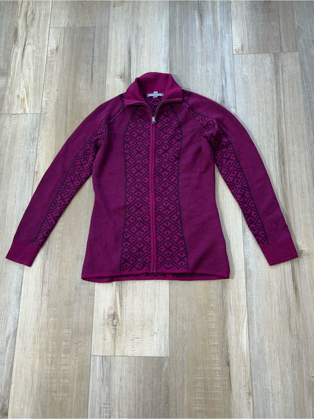 Smartwool Women’s Merino Wool Blend Full Zip Cardigan Size Medium